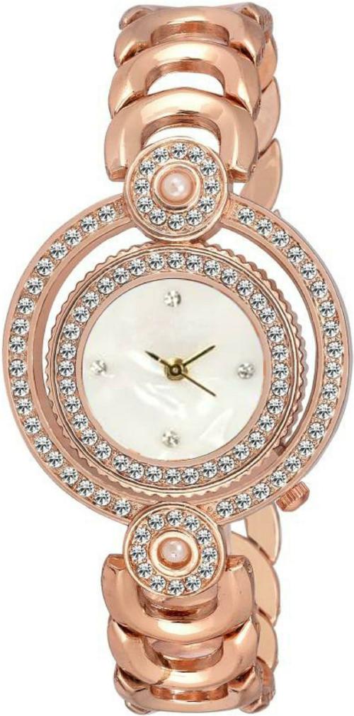 TRUE COLORS Analog Beige Dial Beige Strap Watch for Women