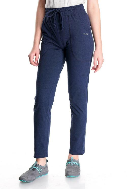 Guapo Women Solid Cotton Blend Track Pants