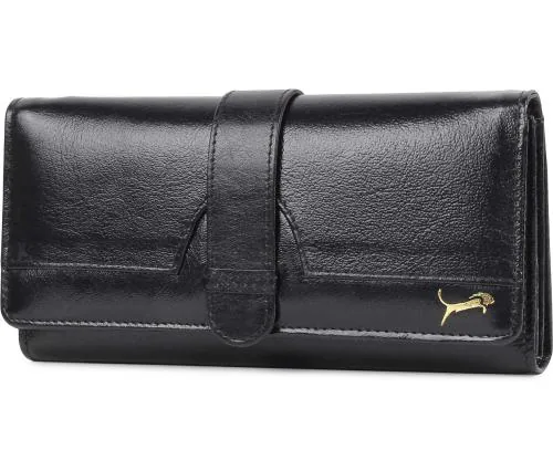 Black Combo Pack Of Card Holder And Wallet (Pack Of 2)