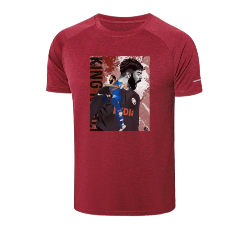 Kart Black Men's RCB IPL Jercy 2024 | Polyster Regular Fit | RCB Virat Kholi King Cricket T-Shirts (MT - IPL - KING KHOLI_2XL)