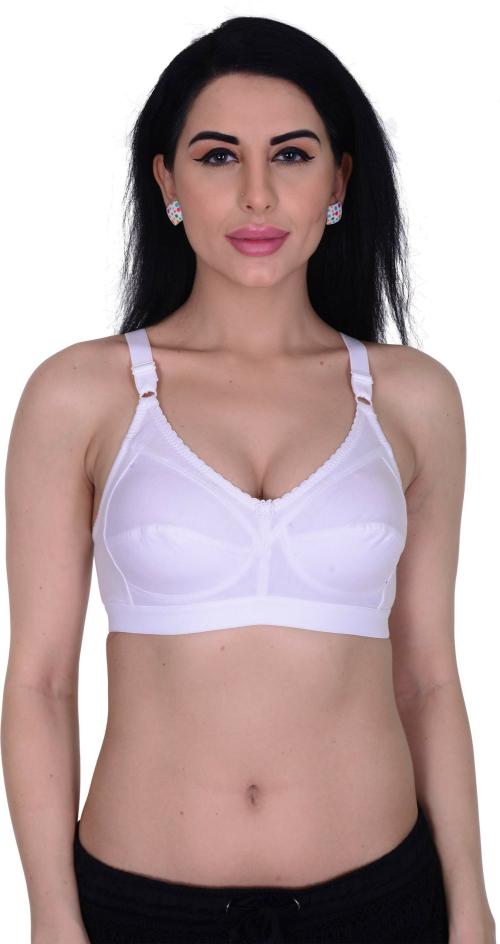 Madam Women White Non Padded Bra 44