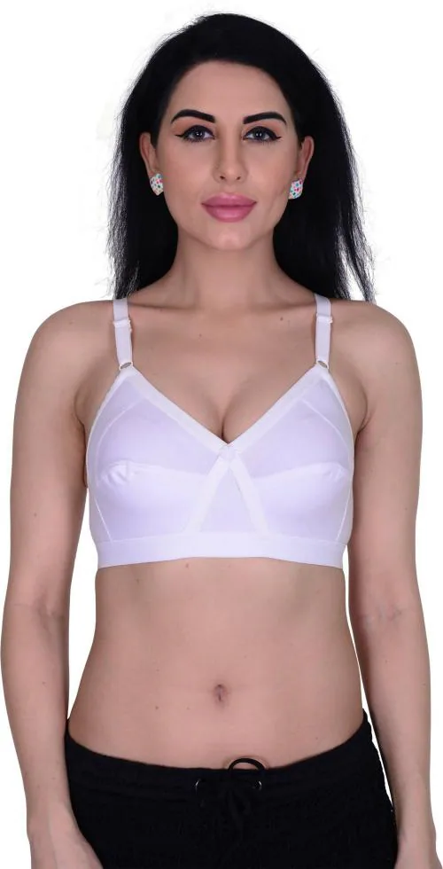 Buy Madam Women White Non Padded Bra Online at Best Prices in India