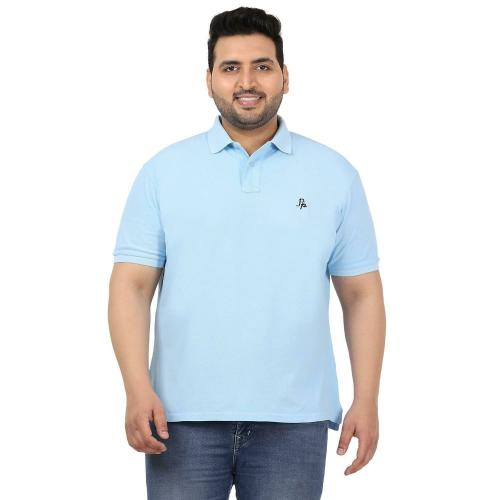 Plus Panda Men Sky Blue Blouchi T Shirt