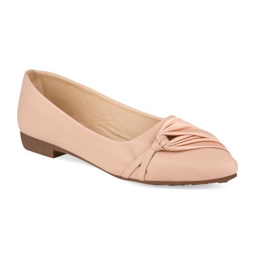 Dollphin Womens Casual Flat Comfortable Belly DFND-10A,NUDE(SIZE-4UK)