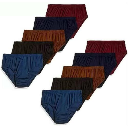 SLIMUU Women Hipster Multicolor Panty (Pack of 10)