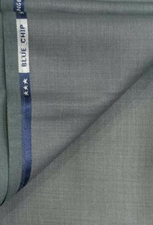 Fabkart Trouser Fabric Medium Grey