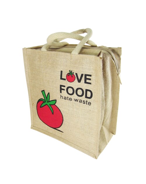 ANSHEZ Jute Bag, Reusable Shopping Bag | Eco-Friendly Bag Tote Bag for Women, and Men, Gift, Return Gift | Large Size (15.5 x 13.5 x 4.5 Inch)