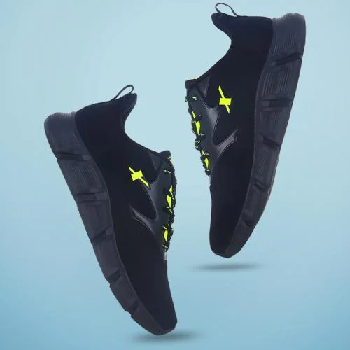 Sparx Black Walking Shoes Men SM-862