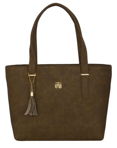 INIT Maria Light Brown Ladies Purse Handbag
