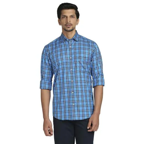 COLORPLUS Men Dark Blue Formal Shirt