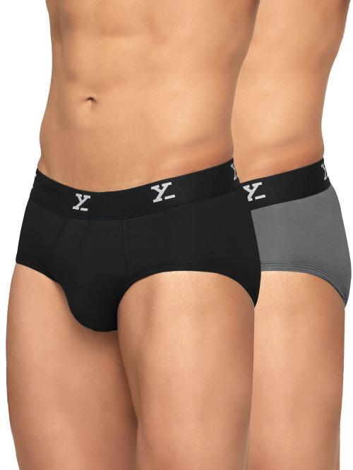 XYXX Pack of 2 Intellisoft Micro Modal Ace Men Briefs