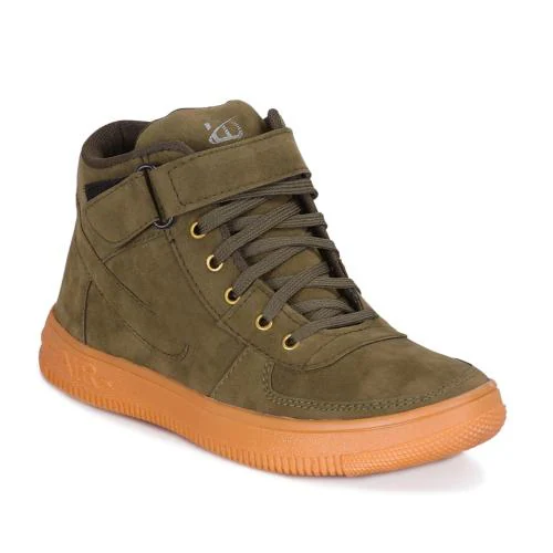 I’MSPARKY High Ankle Shoes for men-Olive