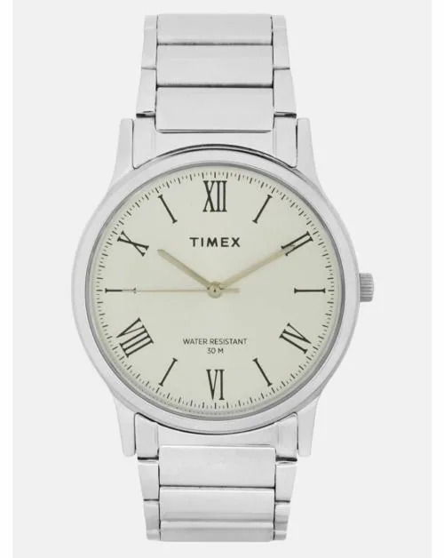 Timex Analog Dial Silver-Toned TW000R430 Men Watch