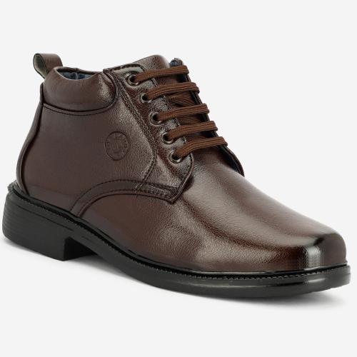 VOBLAND Men's Brown Oxford Formal Boots