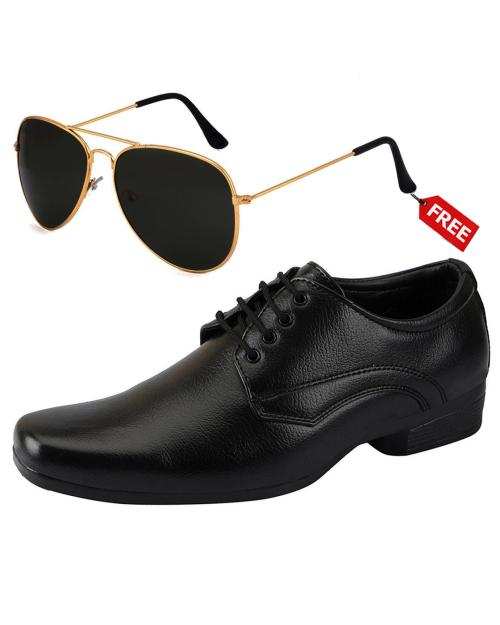 Vitoria Stylish Formal Shoes For Men And Boys With Free Unisex Sunglasses