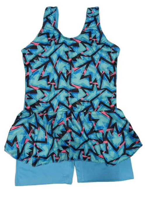 TEMPEST Printed Super Poly Girl's Swim Wear | Swimming Costume for Girls | Swim wear for Kids Girls | Swimming Suit (Multicolor)