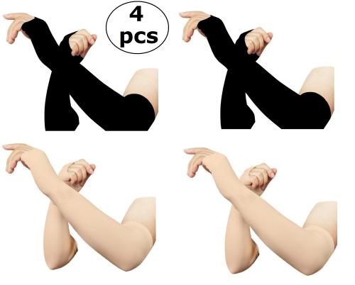 sasta sales men women and boys sports arm skin sleeves 2+2 pcs
