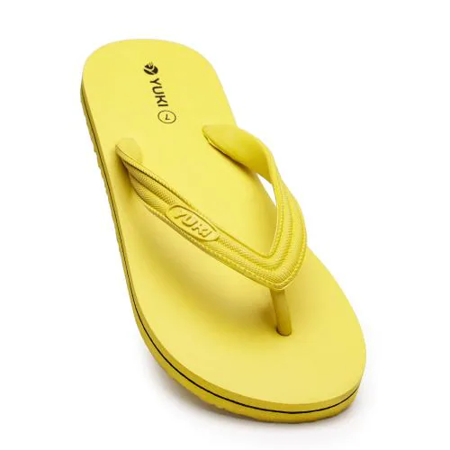 YUKI Comfortable Hawai Unisex Rubber Slippers for Home Daily Use