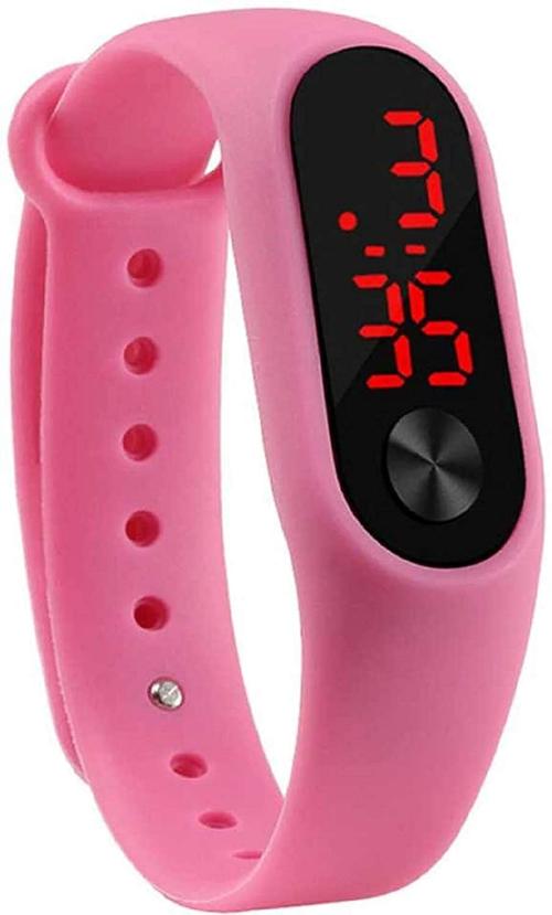 RTK New Pink M2 Band Digital Watch For Boys,Girls