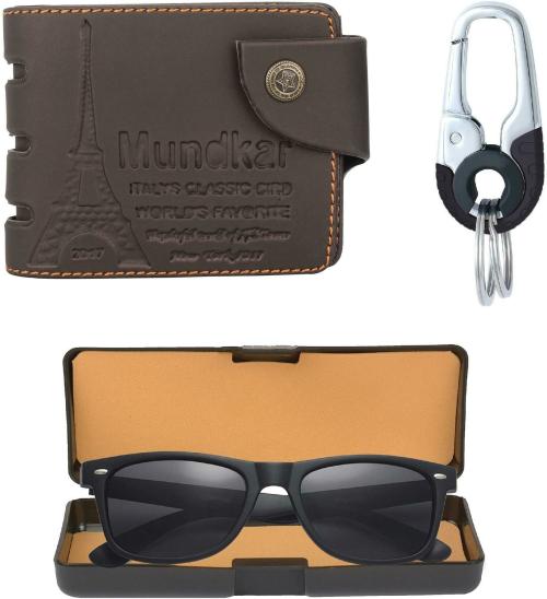 Mundkar Men Wallet,Sunglass And Keychain Combo JioMart