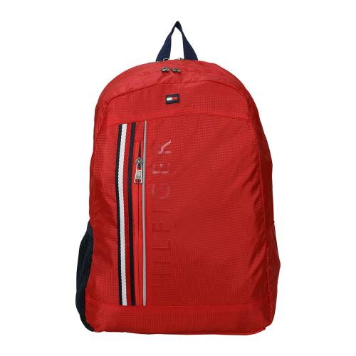 Tommy Hilfiger Croton Men Polyester 600D Gucci Laptop Backpack - Red, 15 INCH