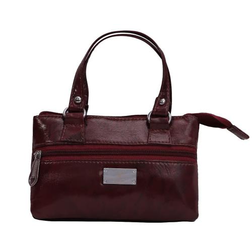 Buy LuckOn Maroon Leather Clutch Bag 026 Online at Best Prices in India JioMart.