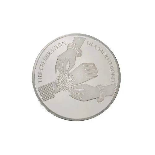 Bangalore Refinery 999 Silver Raksha Bandhan Coin 10g