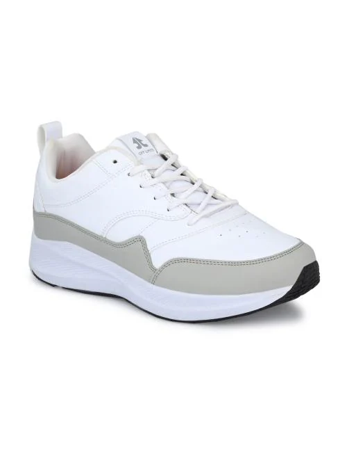 OFF LIMITS STUSSY ( MEMORY TECH ) WHITE / GREY Casual Shoes Sneakers For Men