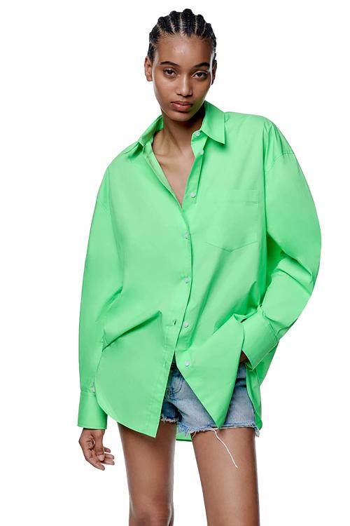 Pyos Women’s Neon Green Light Weight Shirts