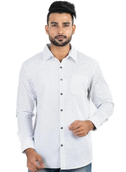 Mens Cotton Full Sleeve Shirt