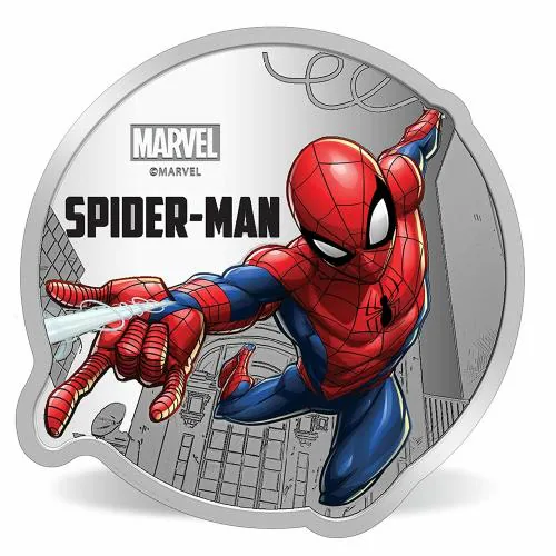 MMTC-PAMP Marvel Spider Man Colored 31.1 g Silver Coin