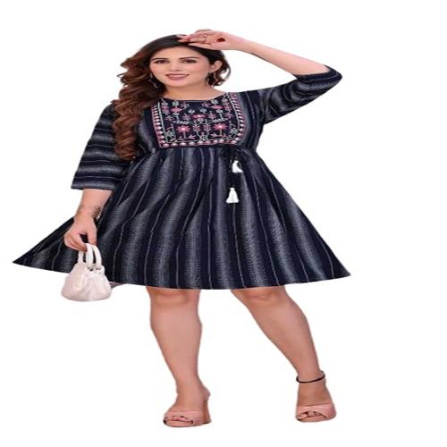 PERFECT PRODUCTIONS Stylish Embroidered Dress For Women's & Girls , One