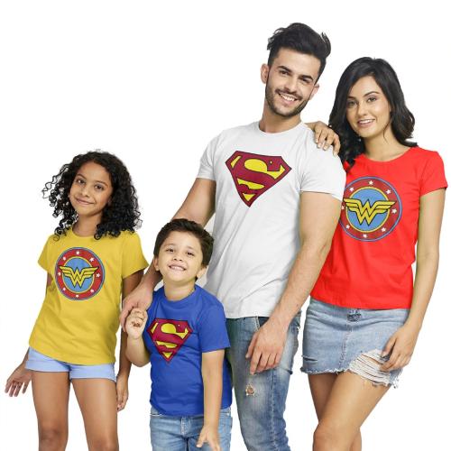 SuperHero Family Boy Tshirts