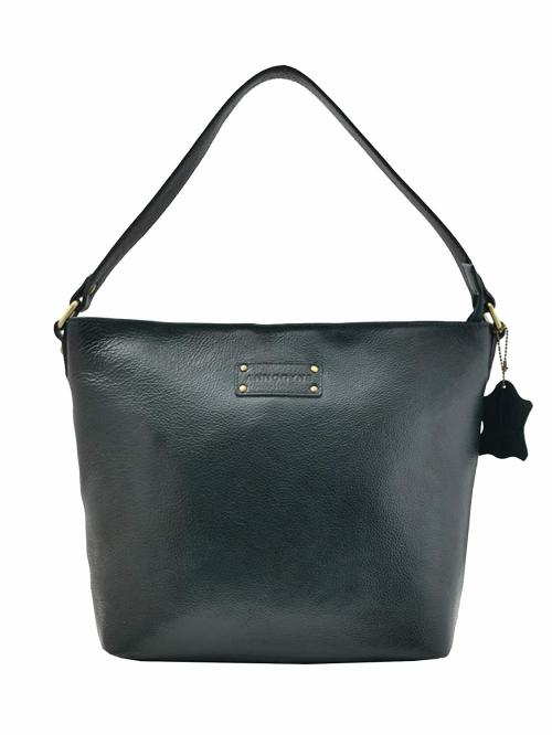 ANNODYNE Leather Weaved Shoulder-Bag With Double Strap For Women (Navy)