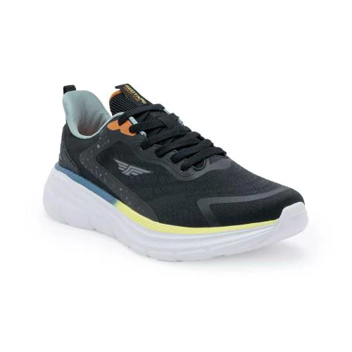 Red Tape Men Black Walking Shoes