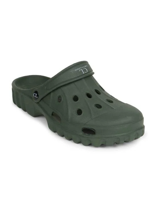 Carlton London Olive flip-flops for Men