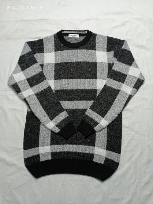 CLAPTON FULL SLEEVE CREW SWEATER ( COLOR - BLACK )