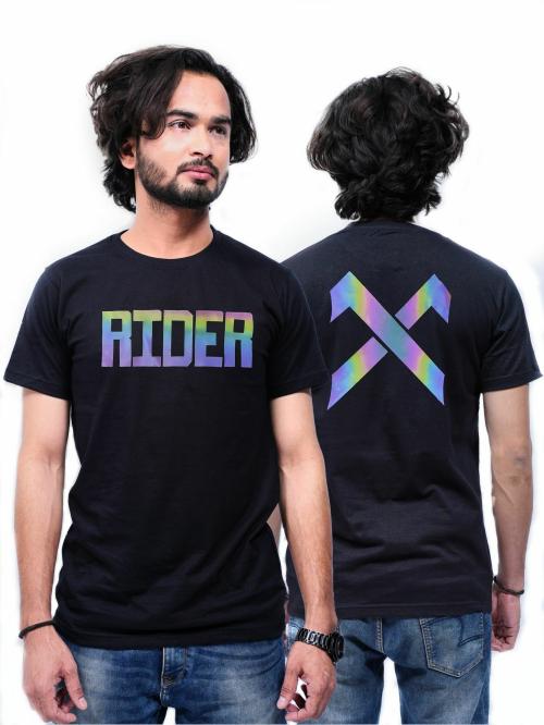 F-klan Reflective Rider design T-shirt XL