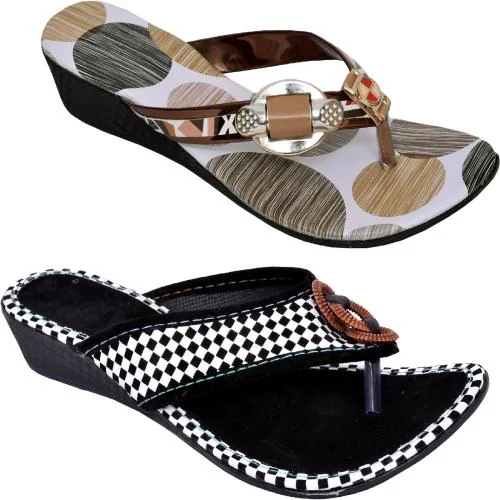 Buy Gigantic Women White, Multicolor Flats () Online at Best Prices in