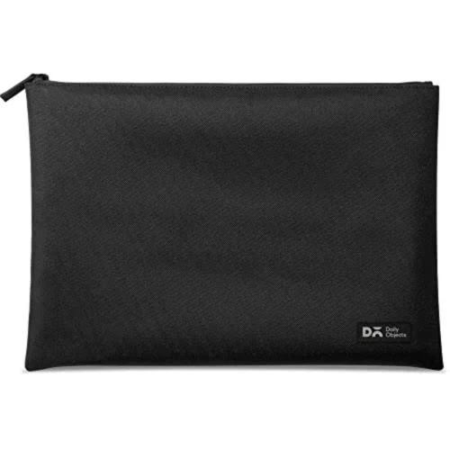 DailyObjects Womens Black Stash Pouch (Ballistic-Nylon-Black-Clutch-Sml)