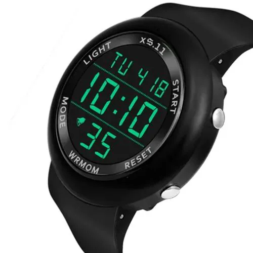 WATCHVERSE Digital Watch For Mens Round Shape With A Quality Rubber Band Black Color Watch