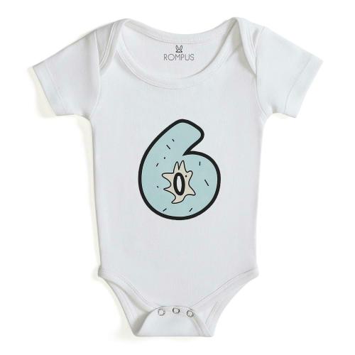 ROMPUS Unisex Baby Pure Cotton Bodysuit (3-6M)