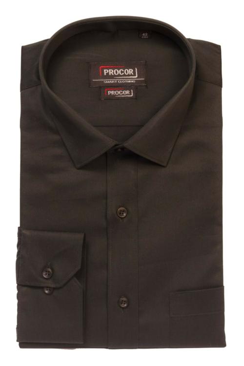 Procor Shirts for Men/Formal Wear/Office Wear Shirt/Regular Fit Cotton Formal Shirts (Forest Green)