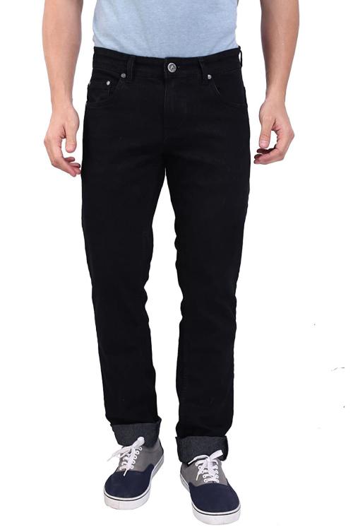 Buy FLAGS Mens Black Denim Slim Fit Jeans Online at Best Prices in