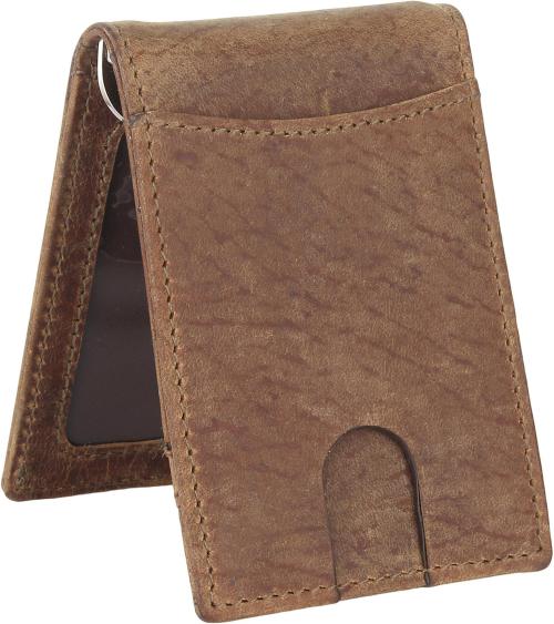 Jsk Creations Men Brown Rfid Money Clip