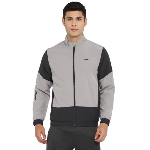 Buy FURO By Red Chief Full Sleeve Solid Regular Fit Grey Poly Lycra