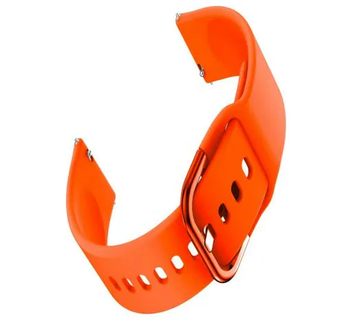 NOTYEX Orange silicone Strap Band Compatible With FOR MI Watch Revolve (Pack of1)