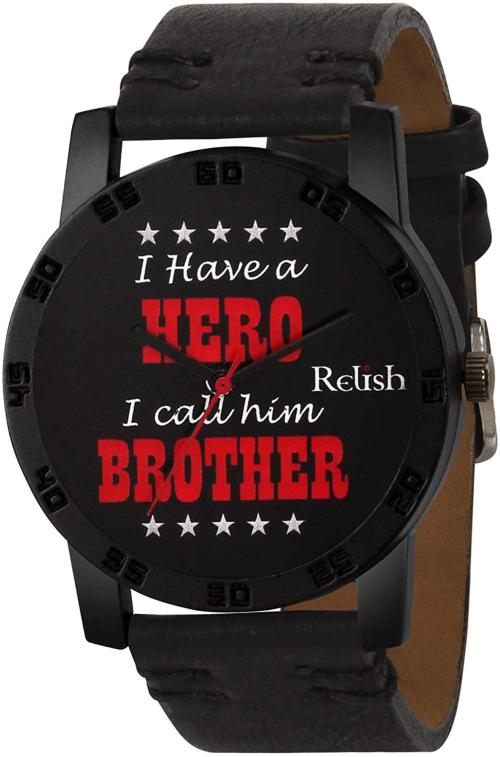 RELISH Analog Black Watch For Boys -RE-BB8022