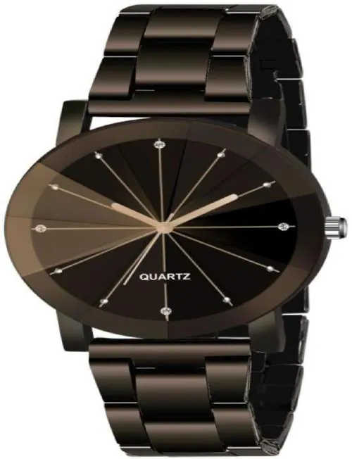 JAPAN SHOP Analog Black Dial Black Strap Watch For Men