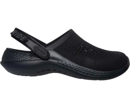 Crocs Literide Black Clog for Unisex Adult